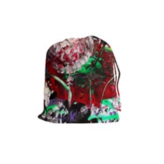 Dedelion Drawstring Pouch (medium) by bestdesignintheworld