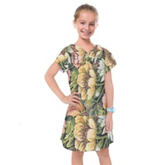 Grandma Couch Wallet Grandma Couch Pillow Kids  Drop Waist Dress by dressshop