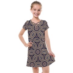 Pattern Decoration Abstract Kids  Cross Web Dress by Nexatart