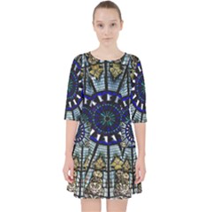 Pattern Art Form Architecture Pocket Dress by Nexatart