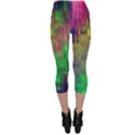 Background Abstract Art Color Capri Leggings  View2