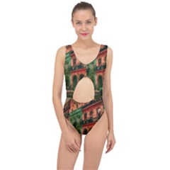Havana Cuba Architecture Capital Center Cut Out Swimsuit by Nexatart