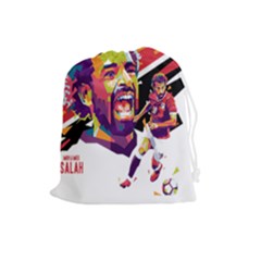 Mo Salah The Egyptian King Drawstring Pouch (large) by 2809604