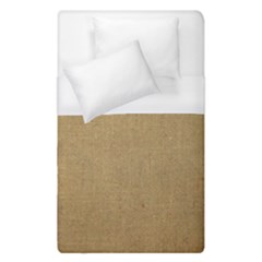 Burlap Coffee Sack Grunge Knit Look Duvet Cover (single Size) by dressshop