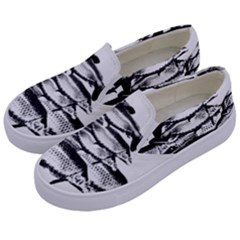 Carp Fish Kids  Canvas Slip Ons by kunstklamotte023