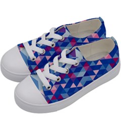 Digital Art Art Artwork Abstract Kids  Low Top Canvas Sneakers by Sapixe