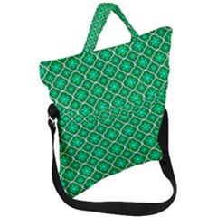 Texture Background Template Rustic Fold Over Handle Tote Bag by Sapixe