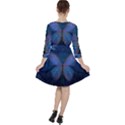 Butterfly Insect Nature Animal Ruffle Dress View2