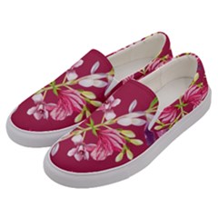 Motif Design Textile Design Men s Canvas Slip Ons by Sapixe