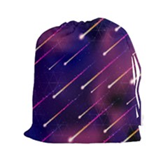 Meteor Shower 1 Drawstring Pouch (xxl) by JadehawksAnD