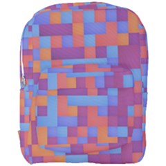 Squares Background Geometric Modern Full Print Backpack by Sapixe