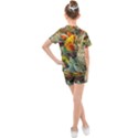 Flower Color Nature Plant Crafts Kids  Mesh Tee and Shorts Set View2