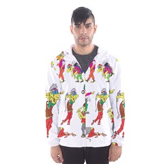 Golfers Athletes The Form Of Hooded Windbreaker (men) by Sapixe