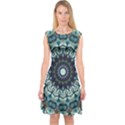 Pattern Abstract Background Art Capsleeve Midi Dress View1