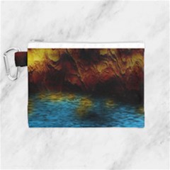 Background Cave Art Abstract Canvas Cosmetic Bag (medium) by Sapixe