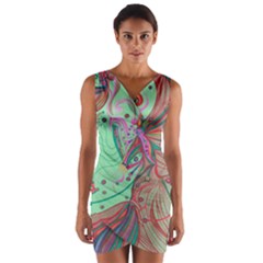 Sisterhood Wrap Front Bodycon Dress by nicholakarma