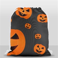 Halloween Pumpkin Autumn Fall Drawstring Bag (small) by Sapixe