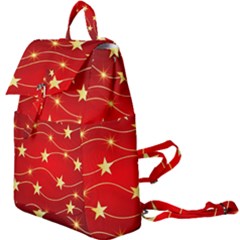 Stars Background Christmas Decoration Buckle Everyday Backpack by Sapixe