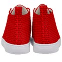 MAGA Make America Great AGAIN USA Pattern Red Kid s Mid-Top Canvas Sneakers View4