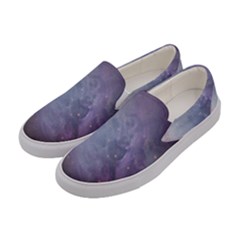 Orion Nebula Pastel Violet Purple Turquoise Blue Star Formation Women s Canvas Slip Ons by genx