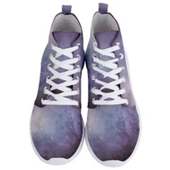 Orion Nebula Pastel Violet Purple Turquoise Blue Star Formation Men s Lightweight High Top Sneakers by genx