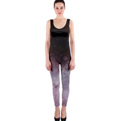 Eagle Nebula Wine Pink And Purple Pastel Stars Astronomy One Piece Catsuit by genx