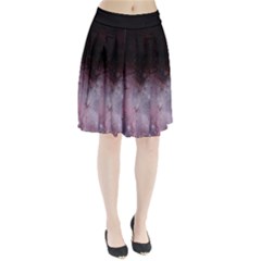 Eagle Nebula Wine Pink And Purple Pastel Stars Astronomy Pleated Skirt by genx