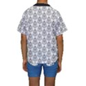 Scarab Pattern Egyptian Mythology Black and White Kids  Short Sleeve Swimwear View2