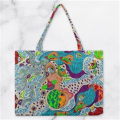 Supersonic Mystic Zipper Medium Tote Bag by chellerayartisans