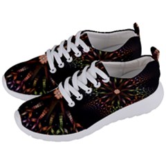 Fractal Colorful Pattern Texture Men s Lightweight Sports Shoes by Wegoenart