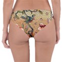 Flower Cubism Mosaic Vintage Reversible Hipster Bikini Bottoms View4