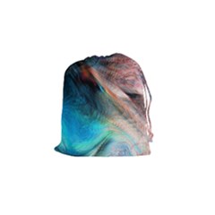 Background Art Abstract Watercolor Drawstring Pouch (small) by Wegoenart