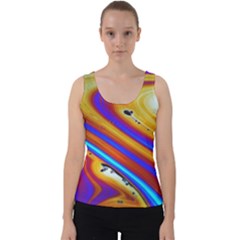 Abstract Architecture Background Velvet Tank Top by Wegoenart