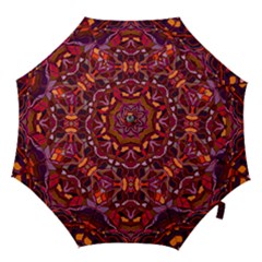 Abstract #8   I   Carmine 6000 Hook Handle Umbrellas (medium) by KesaliSkyeArt