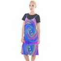 Cool Abstract Pink Blue And Yellow Twirl Liquid Art Camis Fishtail Dress View1