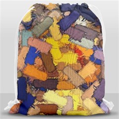 Texture Painting Plot Graffiti Drawstring Bag (large) by Pakrebo