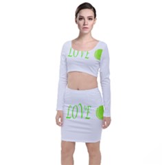 I Lovetennis Top And Skirt Sets by Greencreations