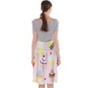 Cupcakes Wallpaper Paper Background Midi Beach Skirt View2