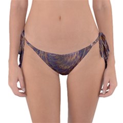 Swirl Fractal Fantasy Whirl Reversible Bikini Bottom by Pakrebo