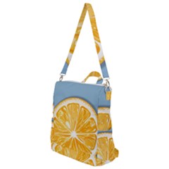 Pop Art Orange  Crossbody Backpack by Valentinaart
