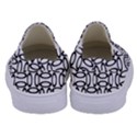 Ellipse Pattern Ellipse Dot Pattern Kids  Canvas Slip Ons View4