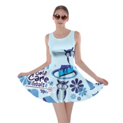Self Care Goals (blue) Skater Dress by TransfiguringAdoptionStore