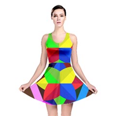 Logo Vector Sign Emblem Reversible Skater Dress by Pakrebo