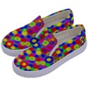 Neon dots Kids  Canvas Slip Ons View2