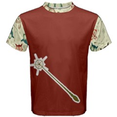 Vintage Emoji Owl (red Wand) Men s Cotton Tee by TransfiguringAdoptionStore