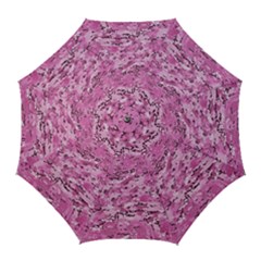 Pink Camouflage Army Military Girl Golf Umbrellas by snek