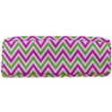 Abstract Chevron Full Print Rope Handle Tote (Large) View3
