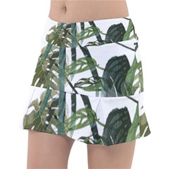 Botanical Illustration Palm Leaf Tennis Skirt by Mariart
