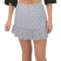 Decorative Ornamental Fishtail Mini Chiffon Skirt by Mariart