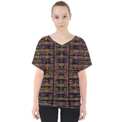 Surrounded By  Ornate  Loved Candle Lights In Starshine V-neck Dolman Drape Top by pepitasart